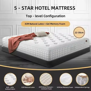 Home Bedroom Latex Independent Spring <b>Mattresses</b> Luxury Hotel Pocket Spring Gel <b>Memory</b> <b>Foam</b> <b>Mattresses</b> - Product Image 2