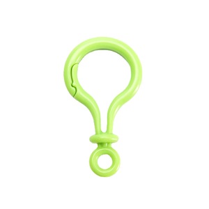 Porte-clés en plastique épais coloré avec fermoir à ressort, fournitures de bricolage pour la fabrication d'accessoires - Product Image 5