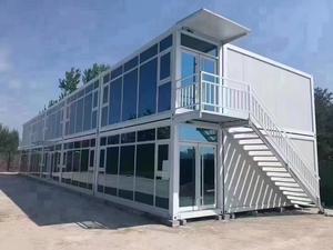 Tòa nhà văn phòng tạm thời hai lớp chống cháy chịu nhiệt cho khách sạn sử dụng cho khu nhà ở của bộ phận dự án - Product Image 3