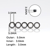 GlamorDove Individuelles Etikett 1000 Stück 5,0mm Haarverlängerungsperlen Mikroringe Verbindungsperlen mit Silikon für Haarverlängerungen