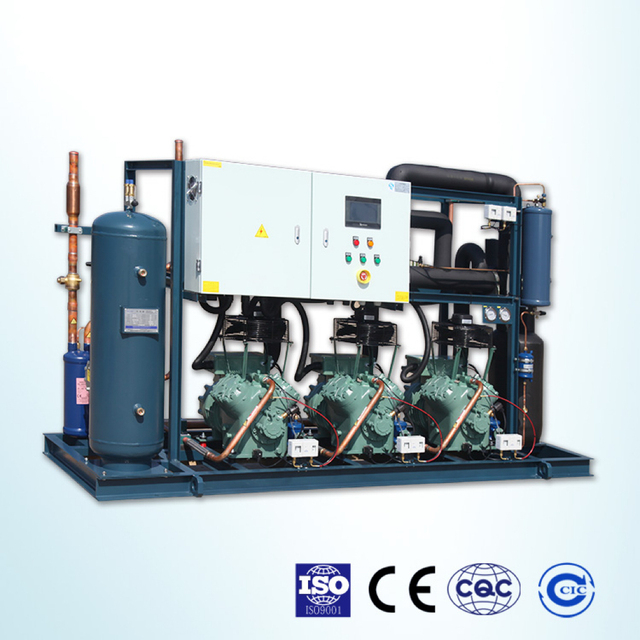 Semi-hermetic Reciprocating Condensing Unit, Piston Compressor Refrigeration Equipment, Precision Temp, Easy Repair, High Value