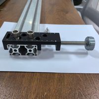 Poinçon de positionnement en alliage d'aluminium pour ligne de montage 9027, outil de bricolage pour profilés, connexions perforées, têtes fraisé, laser ponctuel indirect