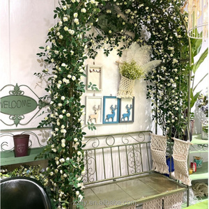 Guirlandes <span class=keywords><strong>de</strong></span> roses artificielles imprimées en 3D pour mariage, décoration extérieure, fleurs artificielles, photographie, aménagement paysager domestique - Product Image 5