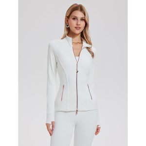 Ensemble de survêtement 2 pièces FOXA pour femme : veste zippée intégrale et pantalon patte d'éléphant ajusté en polyester uni – Tenue de fitness - Product Image 3