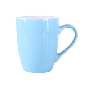 Sky Blue Ceramic <b>Mug</b> Solid Color Coffee Cup For Giveaways 50 Pieces Per Bag From Zhuzhou Liling HB008 - Product Image 1