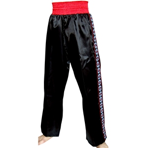 กางเกงฝึกซ้อมคิกบ็อกซิ่ง กางเกงกีฬาต่อสู้ผ้าซาตินน้ำหนักเบา - Product Image 1