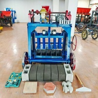 Machine à fabriquer des blocs de ciment mobiles à grandes roues, très vendue, écologique, robuste, durable et facile à utiliser