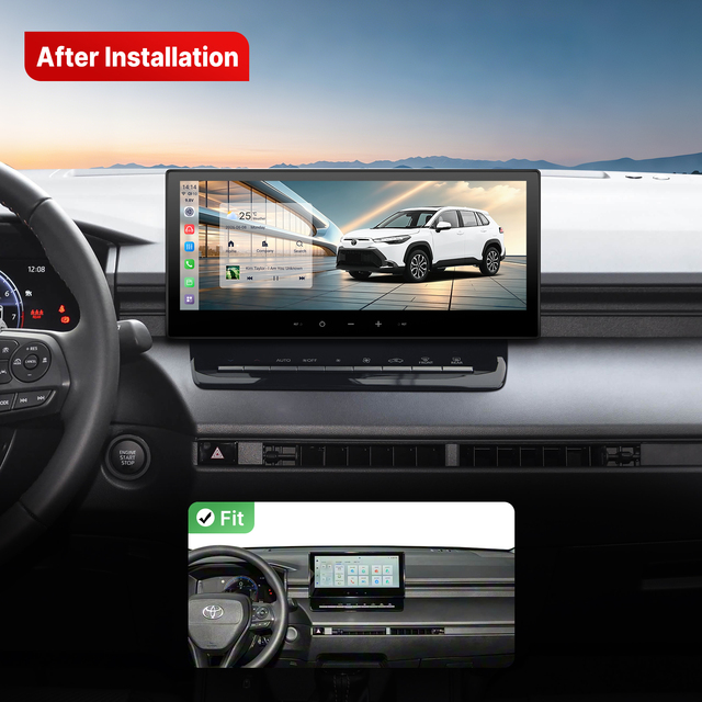 Youducar 12.3" Android Car Radio CD/ Player Navigation Head Unit for Frontlander 2026 Wireless CarPlay Android Auto