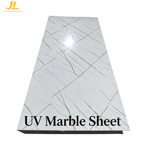 Panel de Pared de PVC con Diseño de Mármol Moderno y de Lujo, Resistente a la Humedad y a los Rayos UV, Ideal para Decoración de Interiores de Apartamentos, Gran Venta - Product Image 1