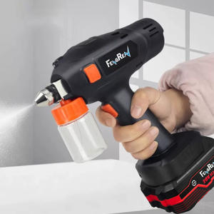 100ML Conteneur 3 Buses <span class=keywords><strong>Pistolet</strong></span> À Peinture Électrique Portable Sans Fil Pulvérisateur De Peinture pour Maison Peinture Meubles Clôture <span class=keywords><strong>Plafond</strong></span> - Product Image 3