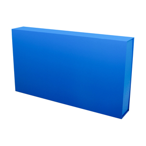For FSC <strong>Custom</strong> Luxury Blue Magnetic <strong>Cardboard</strong> Gift <strong>Box</strong> for Jewelry Rings Matt Lamination for Socks Magnet <strong>Shipping</strong> Packaging - Product Image 4