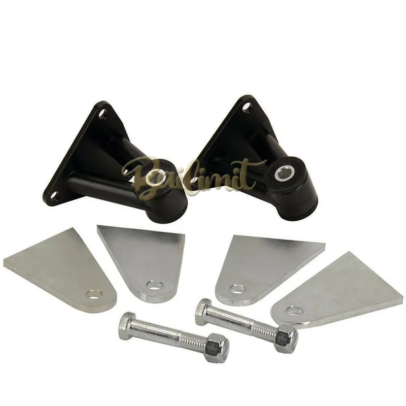 Car Parts 91018040 Good Quality Engine Swap Weld-In Motor Mount Black Bracket For Chevrolet Chevy SBC BBC Engine