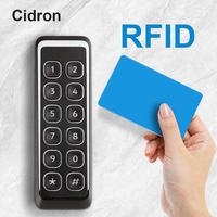 Lector de Control de Acceso Cidron Ultra Narrow Wiegand OSDP RFID DESFire EV3 con Mifare SAM AV3 y NFC BLE Aplicación Móvil