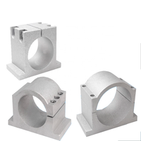 Support de moteur de broche CNC carré en aluminium moulé 62 65 80 100 105 120 125, pince de fixation pour routeur CNC et gravure, garantie 1 an