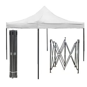 Outdoor Heavy Duty tragbare 3x3m Metall Pop-up Pavillon Zelt Klapp Baldachin Shelter für die Messe