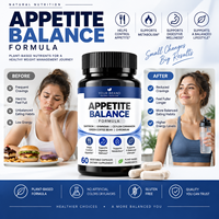 Capsules de Formule Équilibrante pour l'Appétit en Gros, Complément Alimentaire Botanique à Base de Plantes, Formule Personnalisée, Marque Privée, OEM, ODM