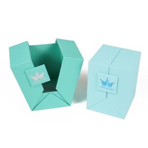 Luxury Perfume Cosmetic Packaging Magnetic Boxes Reusable Gift Set Atomizer Double Door Embossed Sponge Recycled Materials - Product Image 2