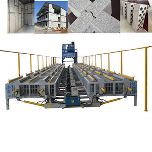 Ligne de production de panneaux pour maisons préfabriquées en béton, machine à plaques sandwich en béton préfabriqué pour la fabrication de blocs muraux à âme en mousse - Product Image 1