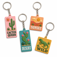 Llavero de PVC Suave con Logotipo Personalizado, Anillo de Goma 3D, Regalo Promocional, Souvenir para Pedidos al por Mayor, Accesorios para Mochilas