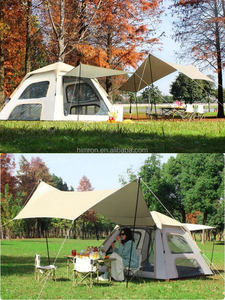 Tentes de <span class=keywords><strong>camping</strong></span> automatiques portables en Oxford 210D, ouverture rapide, avec auvent intégré - Product Image 4