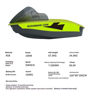 Bote Kart de 16kw - Mini Carding Surfing Multifuncional para Pesca y Deportes Acuáticos, Esquí Acuático MULTIFUNCIONAL para Deportes Acuáticos - Product Image 3