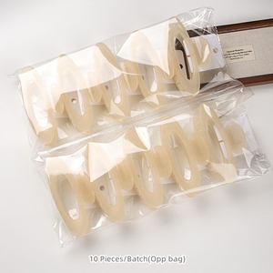Pinza de Pelo Grande de 12 cm Estilo Coreano con Diseño Ovalado Hueco, Pinza de Plástico Engrosada para Cabello Abundante - Product Image 3