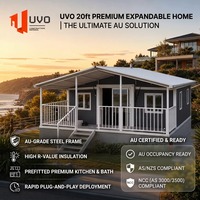 Maison conteneur extensible UVO 20FT, villa modulaire préfabriquée AS/NZS |   Villa Moderne de Luxe Pliable pour la Vie en Australie