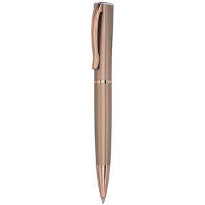 Elegante Penna a Sfera in Raso Oro Rosa con Parti Metalliche Lucidate, Larghezza di Scrittura 0.7mm e 1.0mm, Design Originale e Sportivo - Product Image 1