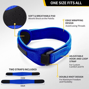 2 gói đầu gối niềng răng cho đau đầu gối, xương bánh chè đầu gối hỗ trợ dây đeo, có thể điều chỉnh bánh chè gân ổn định ban nhạc cho Jumper đầu gối - Product Image 5