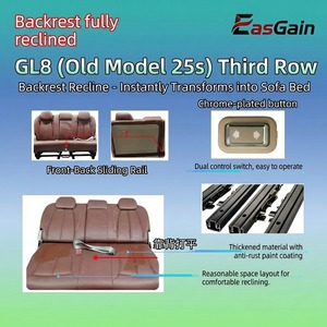 Kit <span class=keywords><strong>de</strong></span> conversion professionnel pour sièges <span class=keywords><strong>de</strong></span> voiture, réglage avant-arrière et pliage à plat, pour Buick GL8 25S ancienne, installation sans dommage, fourniture incluse - Product Image 2