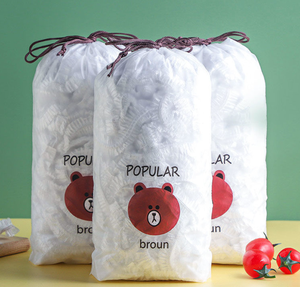 Film alimentaire élastique jetable en plastique pour réfrigérateur et cuisine, couvre-bol de conservation des aliments frais, vente en gros - Product Image 1