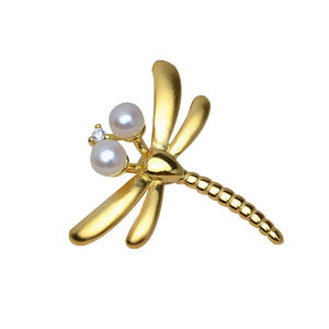 Pendentif libellule en argent S925 avec perle de 3,5 à 4 mm, bandeau pour cheveux féminin, pendentif, accessoires de bricolage, plateau vide, composants de bijoux - Product Image 4