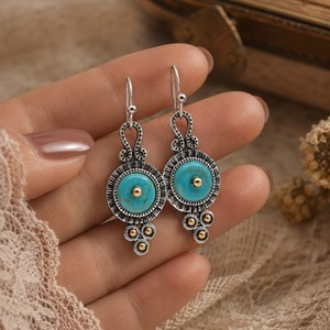 Orecchini in Stile Bohémien per Donne, Design Vintage, Accessori per Orecchie da Indossare Quotidianamente - Product Image 1