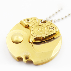 Porte-clés personnalisé à pendentif en métal, fournitures croisées de articles, auto-<span class=keywords><strong>défense</strong></span>, petits outils EDC d'extérieur - Product Image 3