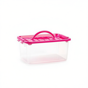 Original Boxes Storage Container 3.5 L With Lid Pink Handle For Kitchen Organization - Product Image 1