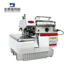 Hot Selling High Speed Four Thread Back Latching Overlock Industrial Sewing Machine Tailoring Machinery The cuff of a tracksuit