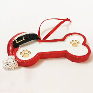 กระดูกสุนัขเรซิ่นของประดับต้นคริสต์มาสสำหรับตกแต่งคริสต์มาส - Product Image 2