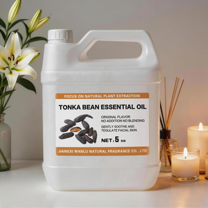น้ำมันหอมระเหยถั่วตองก้าบราซิล 100% บริสุทธิ์จากธรรมชาติ กลิ่นหอมติดทนนาน สำหรับทำเทียน น้ำหอมในรถยนต์ ขนาด 1 กก. ขายส่งจำนวนมาก - Product Image 1