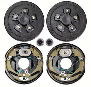 Kit d'essieu de remorque 7K 7000lbs à 8 goujons avec ressorts à double œil et suspension à bras oscillant à rouleaux - Product Image 2