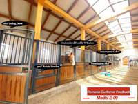 Panneau stable de boîte de cheval de stalle de cheval économique durable de balançoire de style européen