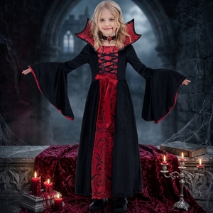 Nouveaux Costumes de Fête <span class=keywords><strong>Vampire</strong></span> COS, Costumes de Sorcière d'Halloween pour Spectacles, Costumes de Jeu de Rô<span class=keywords><strong>le</strong></span> Transfrontalier - Product Image 2