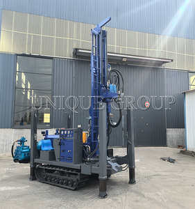 Equipo de perforación de pozo hidráulico sobre orugas JJEM 600m 500M 400m 300m 200m 100M Kenia con engranaje de caja de cambios y componentes de núcleo de bomba - Product Image 4