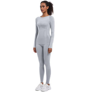 Nuevo Traje de Esquí Ajustado sin Costuras de Cintura Alta, Moldeador Corporal, para Deportes, Running, Ciclismo, Yoga, Manga Larga, para Mujer - Product Image 3