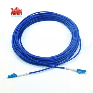 Preço de fábrica cabo de remendo de fibra óptica LC/UPC-LC/UPC SM Simplex blindado