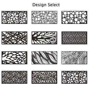 Paneles de cerca de acero galvanizado/aleación de aluminio cortados por láser, barandillas para balcones y privacidad exterior. - Product Image 5
