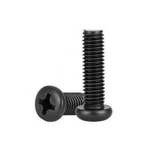 Vis à tête fraisée Phillips en acier au carbone zingué, oxyde noir ISO7045, M2-M10, métrique, à empreinte cruciforme, vis PM - Product Image 6