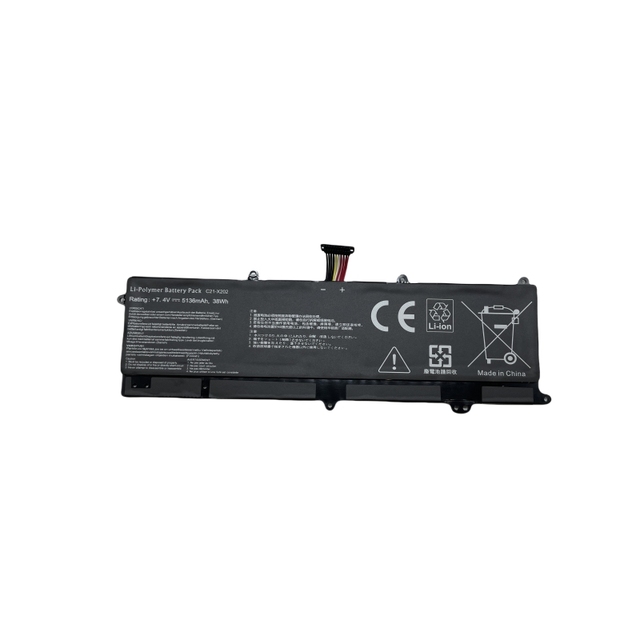 Laptop Battery Parts for Asus Models C21 Q200/Q200e/S200/X202/X202e/S200e 5136mAh 7.4V Built-in Stock