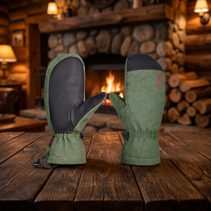 Gants de ski en polyester résistants à l'eau, fermeture éclair, écran tactile, velours chaud, coupe-vent, poche cachée, équipement de sport d'hiver en plein air - Product Image 2