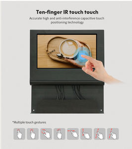 Tầng Đứng 21.5Inch GENEVISION Trạm Sạc Di Động <span class=keywords><strong>LCD</strong></span> Kỹ Thuật Số Biển Quảng Cáo Thiết Bị Với Điện Thoại Sạc Cáp - Product Image 3