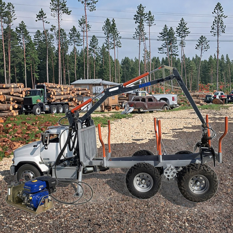 Multi Functional ATV TTC03A Crane Trailer